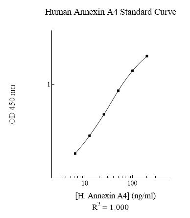 Human Annexin A4 (ANXA4) AssayMax ELISA Kit 